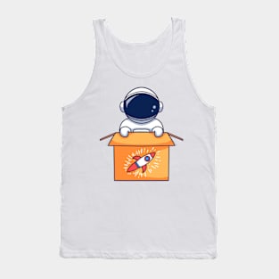 Astronaut In A Box Tank Top